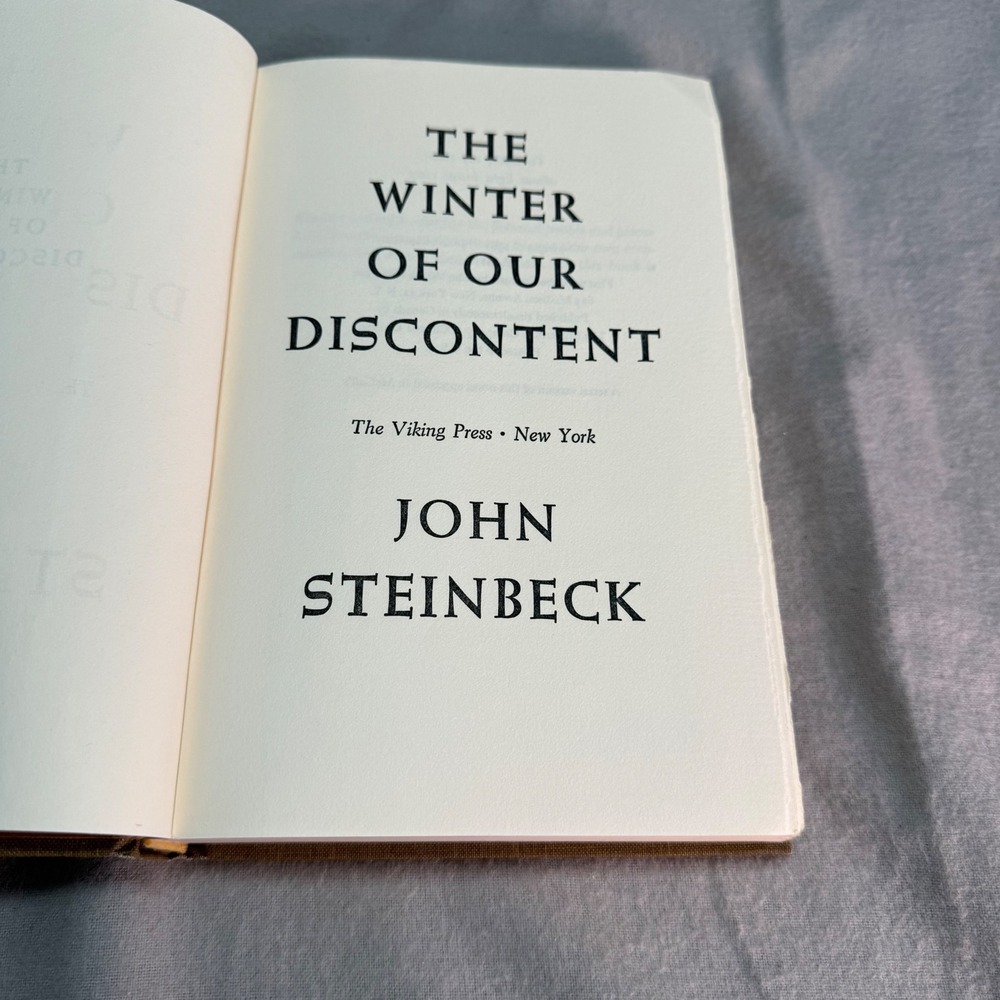 Vintage John Steinbeck Hardcover Set of 2 Books Uniform 1970s Book Club Editions - Picture 4 of 15
